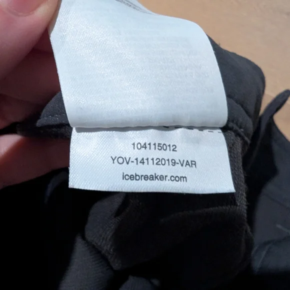 Icebreaker Merino Men's Persist Activewear Hiking Pant - Gray Size 40 - Picture 9 of 9